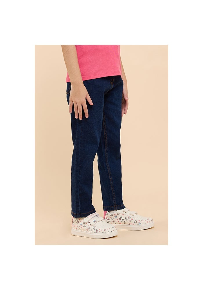 R&B Washed Straight Fit Jeans with Button Closure - Image 5