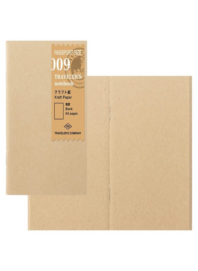 Designphil Travelers Company Traveler's Notebook Refills, Kraft Paper, 2 Pack, Passport Size 14373006 - Image 1