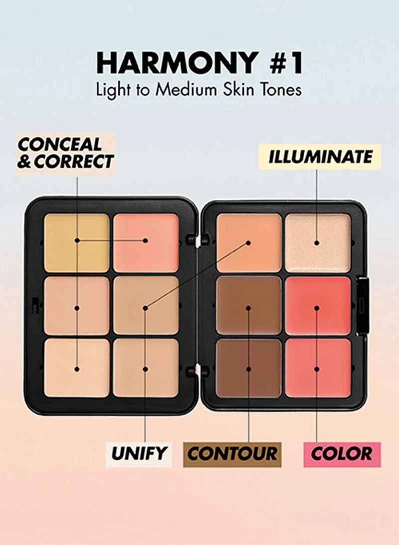MAKE UP FOR EVER HD Skin Face Palette - Harmony 1 - Light to Medium