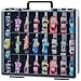 FULLCASE Toys Organizer Storage Compatible with Hot Wheels Car Container for Matchbox Cars Mini Toy Small Dolls Double Sided Carrying Box for Hotwheels 48 Compartments Case Only Black - Image 3