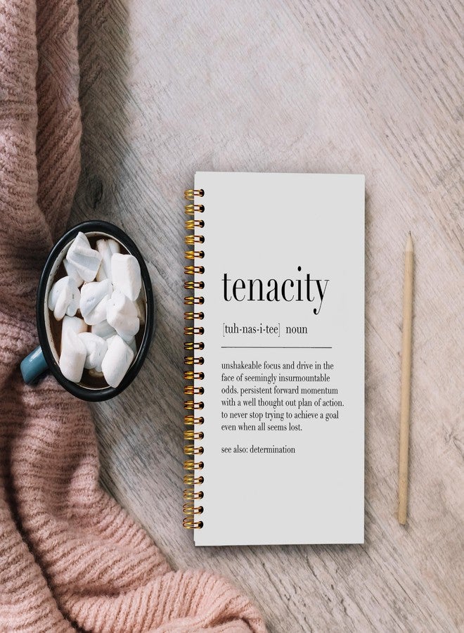 Ecezatik Inspirational Spiral Notebook,Inspirational Journal,Inspirational Journal for Women Men Writing,Tenacity Spiral Notebook 8.3×5.5 Inch - Image 4