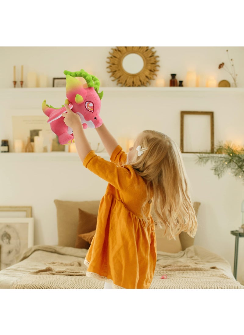 Kahopy Kahopy Dragon Fruit Plush Toys  Cute Stuffed Animals Plush with Adorable Wings  Cuddly Pillow Gifts for Girls Kids Birthday  - Image 4