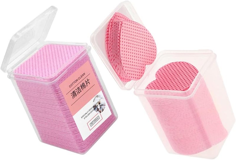 مناديل وردية فائقة الامتصاص 400 ورقة للأظافر الجل وإزالة المكياج حجم السفر - Image 2