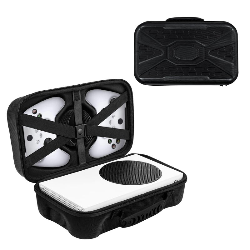 Mcbazel Hard Carrying Case for Xbox Series S, Travel Case Storage Bag for Xbox Series S Console Wireless Controller & Gaming Accessories - Black - Image 1