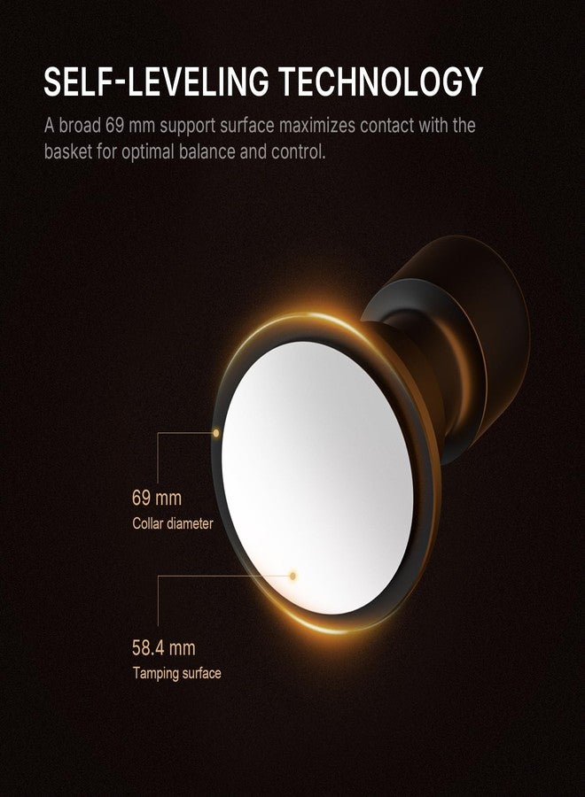 TIMEMORE 58mm Espresso Tamper - Stainless Steel & Aluminum Impulse Impact Coffee Accessories with Sound Feedback for Barista, Spring-Loaded Hand Tamper Tool Fits 58mm Portafilter (4 Springs Included) - Image 5