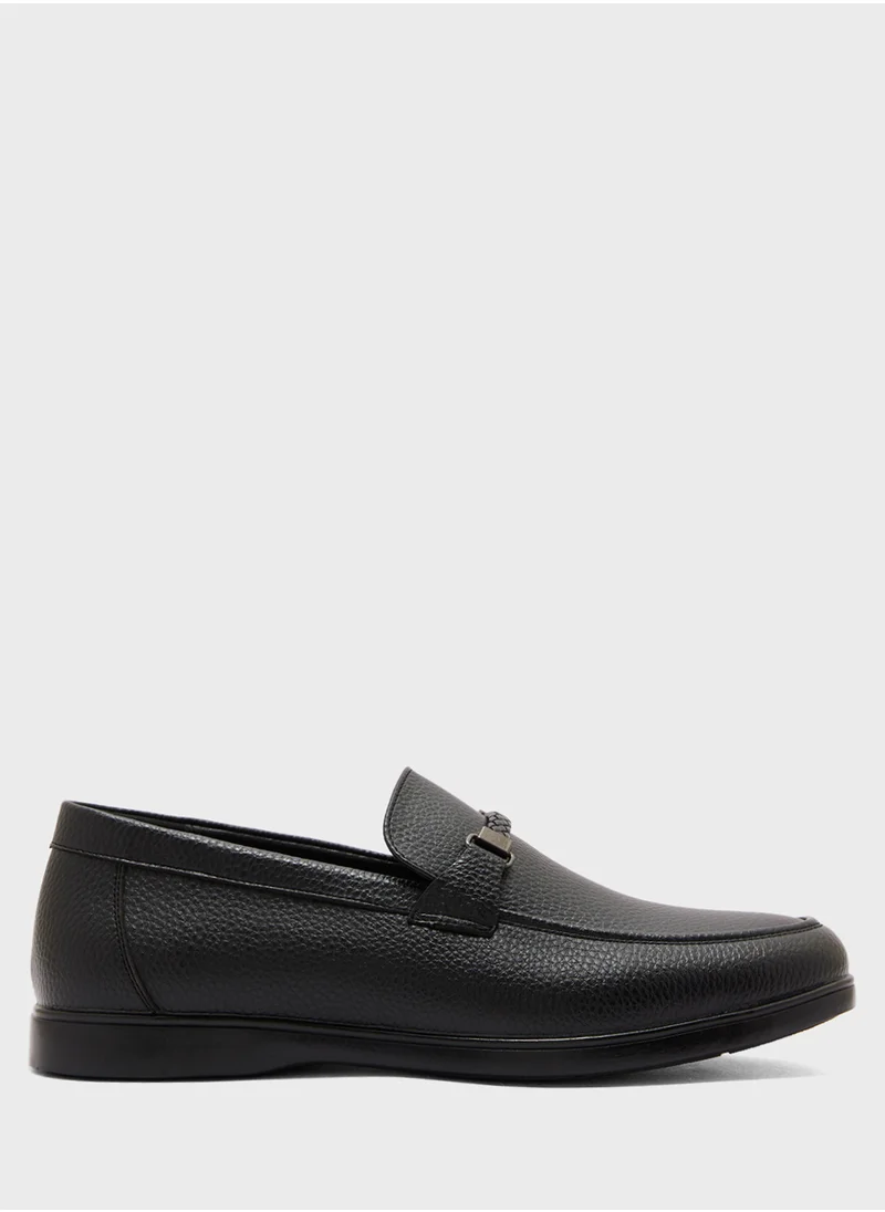 Robert Wood Trim Detail Formal Slip Ons