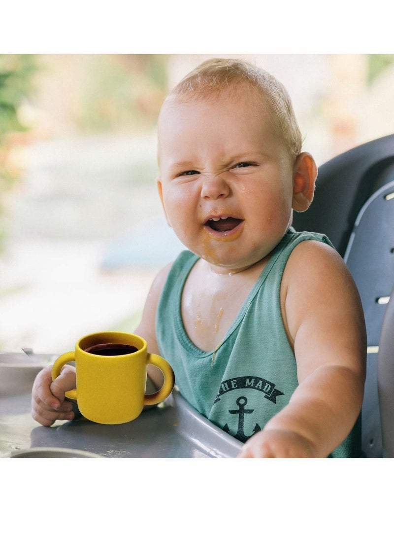 XiuWoo Silicone Training Cup for Infants, 2 Pack Drinking Toddler Baby and - Boy Learner Transition 5.4 Oz - Image 4