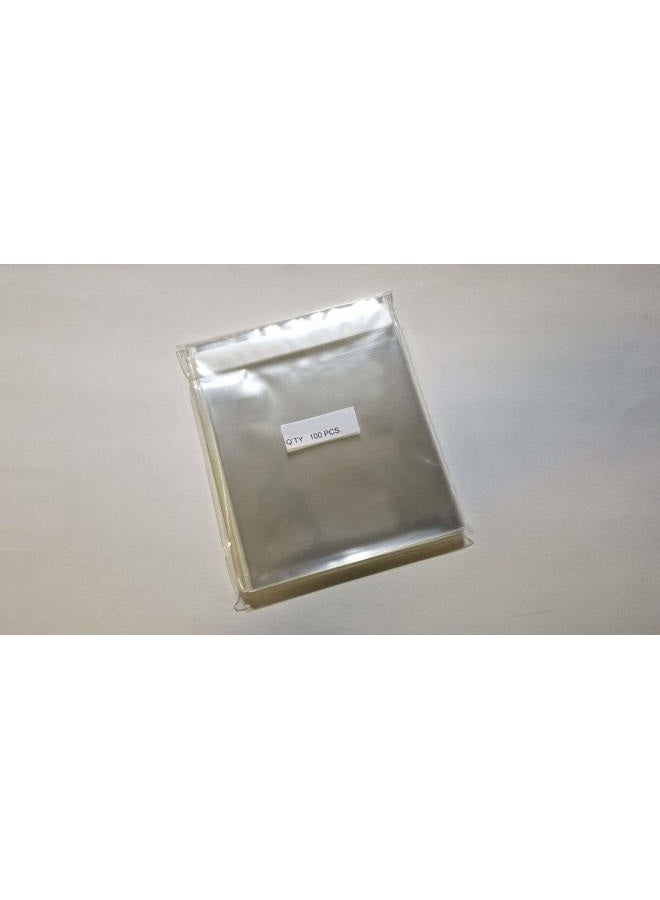 UNIQUEPACKING أكياس سيلوفان شفافة قابلة لإعادة الإغلاق جيدة لبطاقة مربعة 5x5 (5 3/16 × 5 1/16 بوصة) 4000 قطعة - Image 2