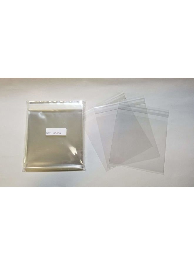 UNIQUEPACKING أكياس سيلوفان شفافة قابلة لإعادة الإغلاق جيدة لبطاقة مربعة 5x5 (5 3/16 × 5 1/16 بوصة) 4000 قطعة - Image 1