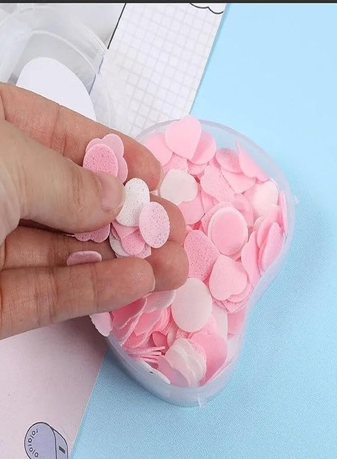 MINtile Paper Soap Strips for Travel Travelling Essentials for Kids, Men & Women Dissolvable Soap Sheets for Hand Wash Portable Flower Tube Petals Apple Shape Bottle Paper Soap(pack of 2) - Image 3