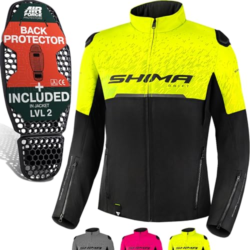 SHIMA DRIFT LADY Motorbike Jacket for Women - Lightweight Breathable Summer Mesh Womens City Biker Jacket with CE Back Shoulder Elbow Armor Pads Width Adjustment (Pink, S) - Image 1