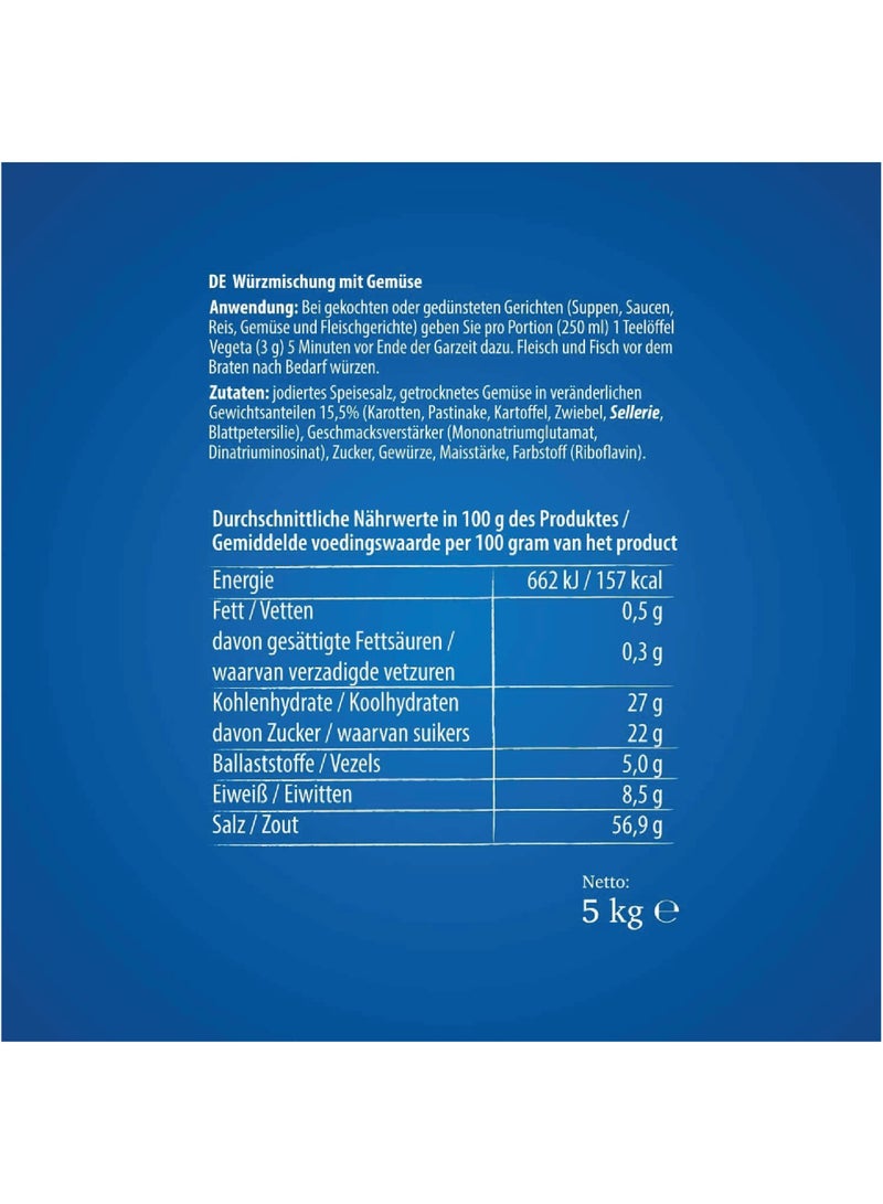 Vegeta توابل فيجيتا الأصلية متعددة الاستخدامات مع الخضروات والتوابل 5 كجم - Image 2