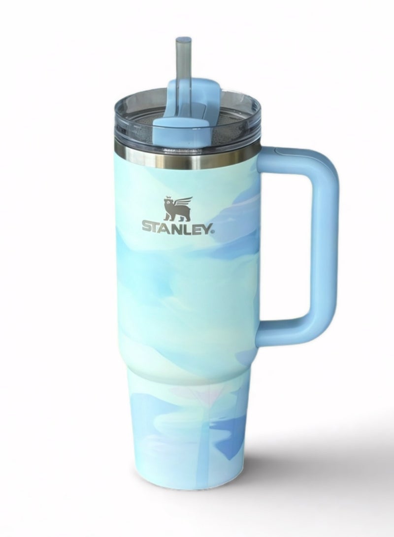 Stanley Quencher H2.0 FlowState Stainless Steel Vacuum Insulated Tumbler with Lid and Straw for Water, Iced Tea or Coffee, Smoothie and More, 40 oz - Image 1