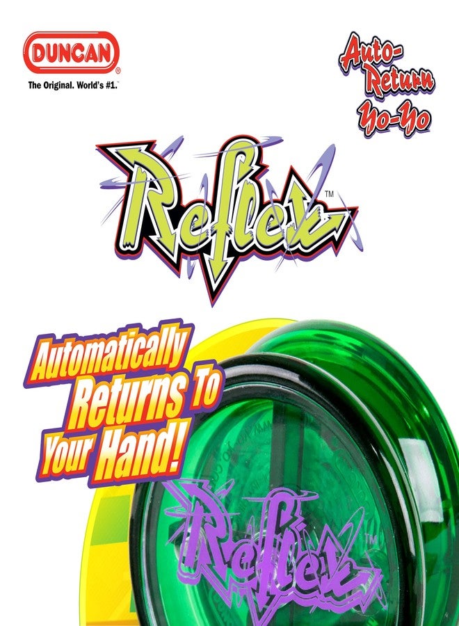 Duncan Toys Reflex Auto Return Yo-Yo, Beginner String Trick Yo-Yo, Blue - Image 2