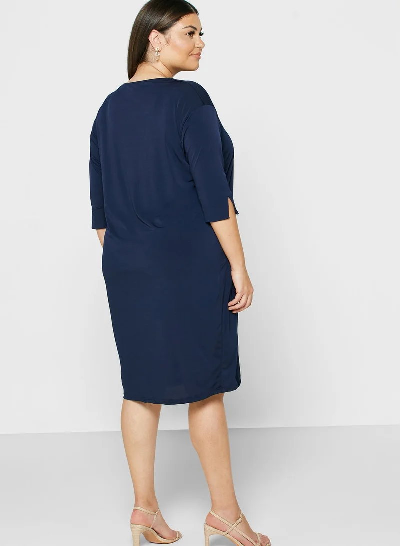 EVANS Button Detail Dress