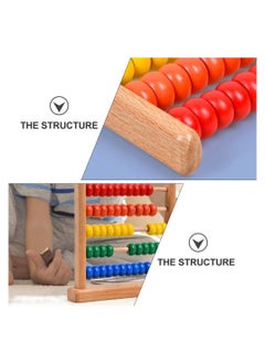 Y&D Wooden Counting Toy Abacus Bead Wood Classic Tool Portable Numbers Math Calculating for Home Classroom School  - Image 3