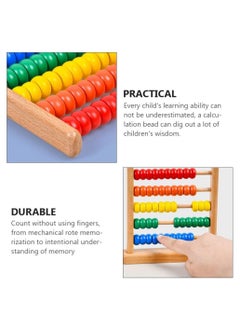 Y&D Wooden Counting Toy Abacus Bead Wood Classic Tool Portable Numbers Math Calculating for Home Classroom School  - Image 4
