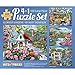 Bits and Pieces 4in1 MultiPack 300 Piece Jigsaw Puzzles for Adults Jigsaw Puzzle Set Bundle by Mary Thompson Completed Puzzle Size 16 x 20 - Image 2
