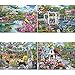 Bits and Pieces 4in1 MultiPack 300 Piece Jigsaw Puzzles for Adults Jigsaw Puzzle Set Bundle by Mary Thompson Completed Puzzle Size 16 x 20 - Image 4
