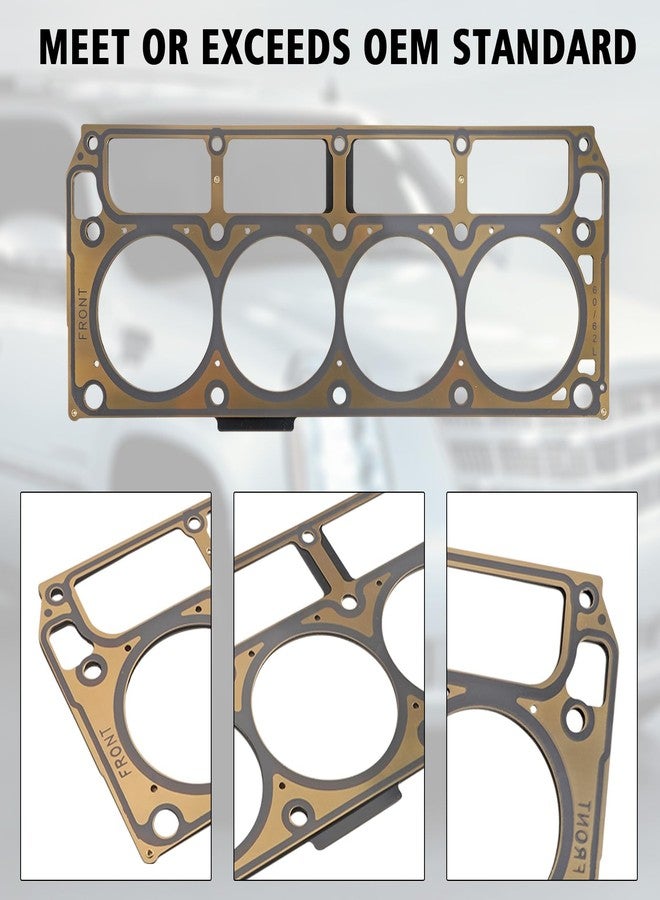 ZONFANT LS3 5-Layer MLS Head Gaskets Compatible with Chevy GMC Pontiac Saab Vehicle 6.0 6.2 L99 L76 L77 LS2 LQ4 LQ9 L92 L96 L94 L9H (2 Pcs) - Image 3