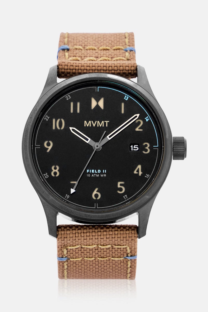 MVMT Men 28000367-D Nylon Analog Watch 41 mm, Light Brown  - Image 1