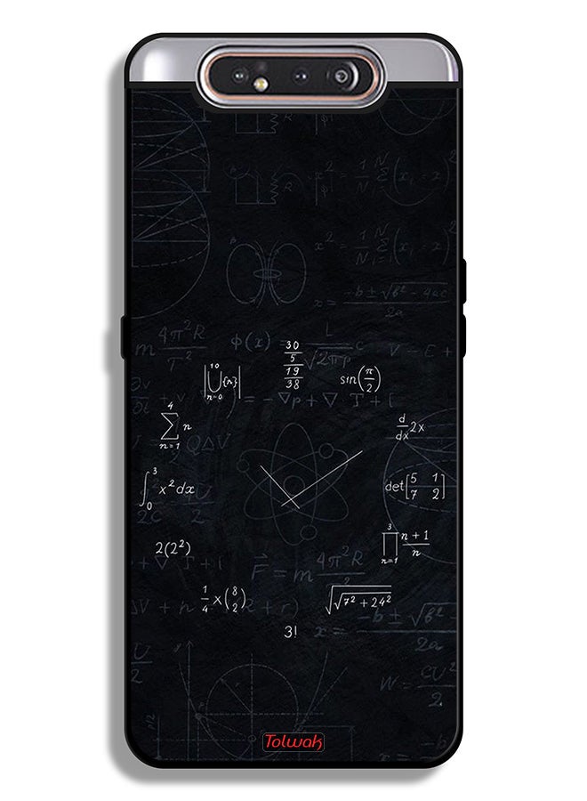 Tolwak Samsung Galaxy A80 Protective Case Cover Maths Clock - Image 1