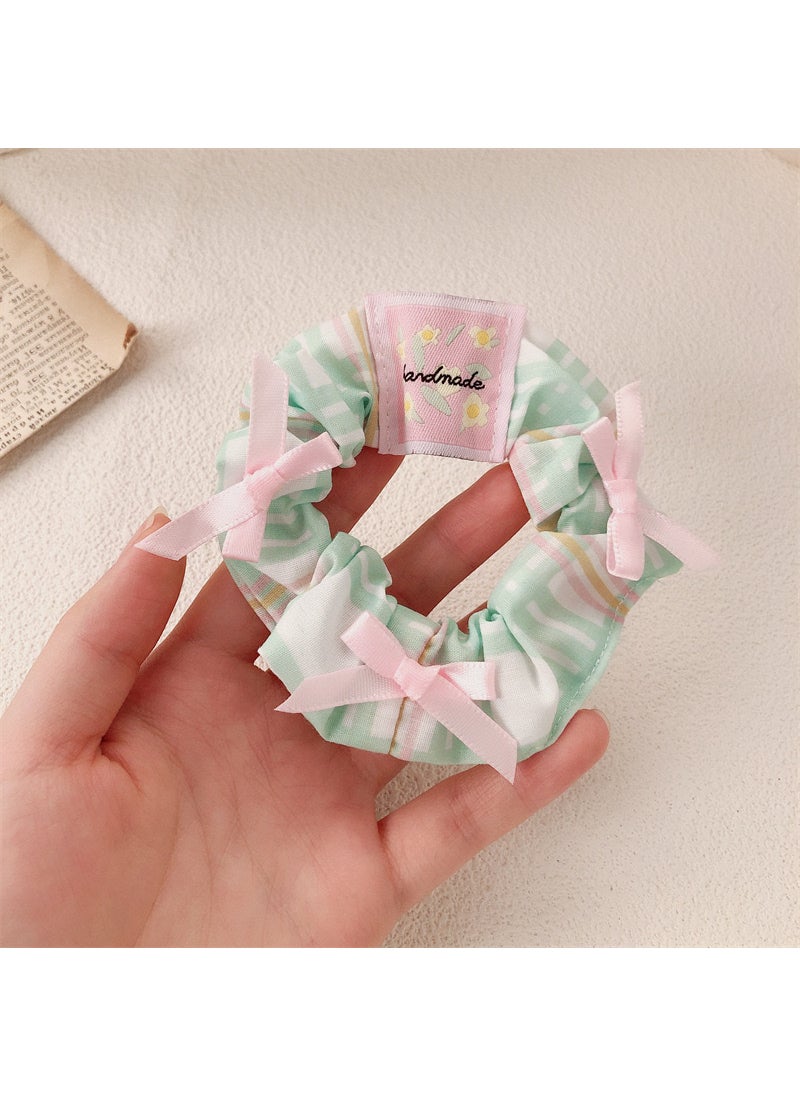Generic - Korean Ins Cream Satin Ballet Scrunchie 24#Hair tie - Image 1