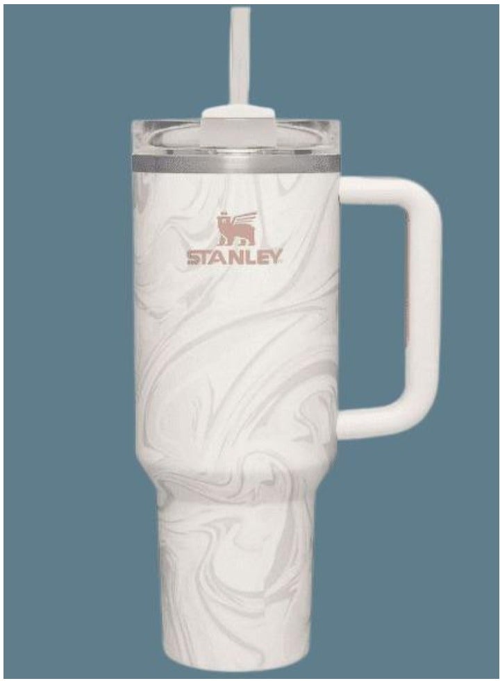 Stanley Quencher H2.0 FlowState 40 oz Swirl Tumbler with Lid & Straw, Vacuum Insulated – Keeps Drinks Cold for 12 Hours, Leakproof, Durable Stainless Steel Travel Mug – Ideal for Water, Coffee, Iced Tea, Smoothies & More - Image 1