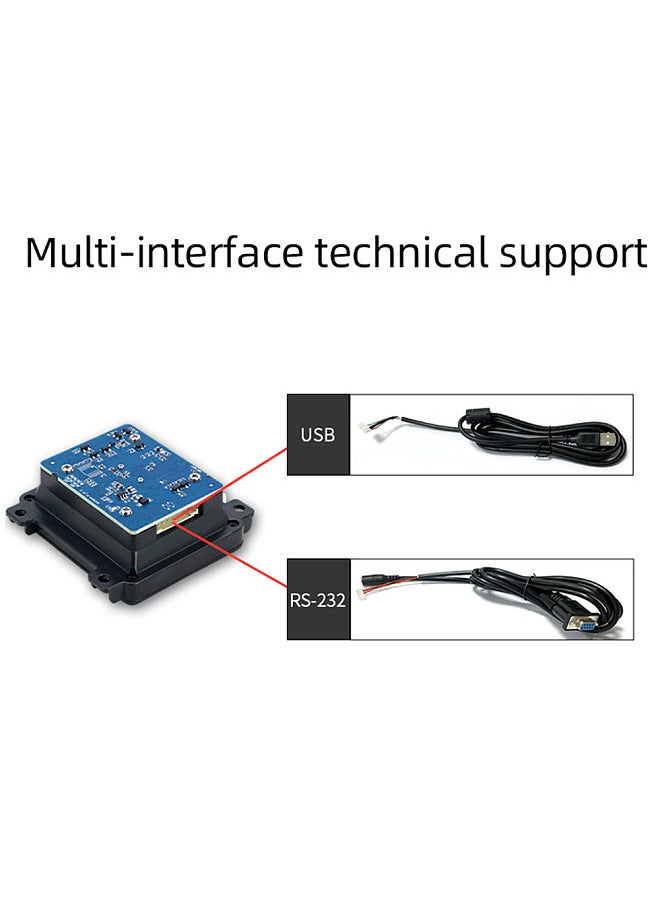 Generic Embedded Barcode Scanner Self-Induction 1D 2D QR Bar Code Reader Module Support RS-232/ TTL/USB Port Connection Auto Scanning for Gate Machine Tickets Checking Mobile Payment  - Image 2
