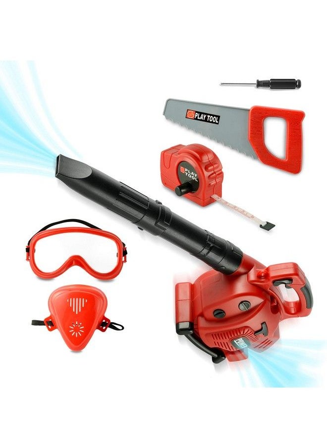 Toy Choi's - Kids Leaf Blower Pretend Play Series Leaf Blower Toy Tool Play Set Outside Construction Toddler Toys With Saw Outdoor Preschool Gardening Kids Tool Set Gift For 2 3 4 5 6 Boys And Girls - Image 1