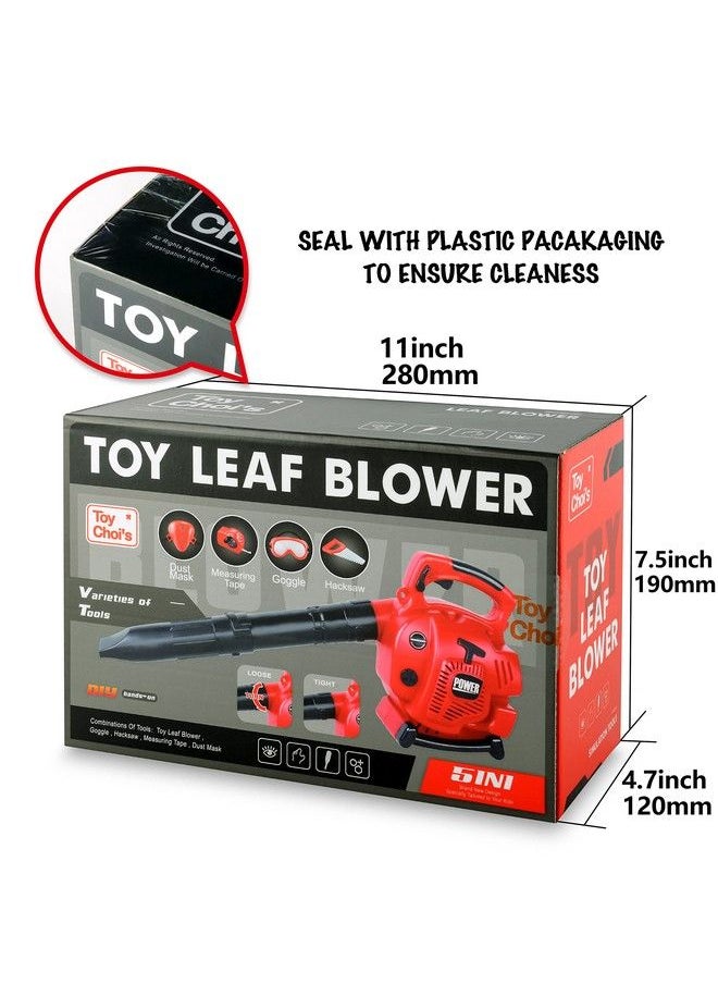 Toy Choi's - Kids Leaf Blower Pretend Play Series Leaf Blower Toy Tool Play Set Outside Construction Toddler Toys With Saw Outdoor Preschool Gardening Kids Tool Set Gift For 2 3 4 5 6 Boys And Girls - Image 1