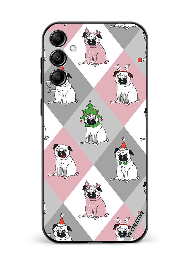 VR CREATIVE Protective Case Cover For Samsung Galaxy A34 Dogs Design Multicolour - Image 1