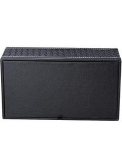 Happy Home Leather Tissue Box Holder for Home, Office and Car 11*20*8 - Black  - Image 3