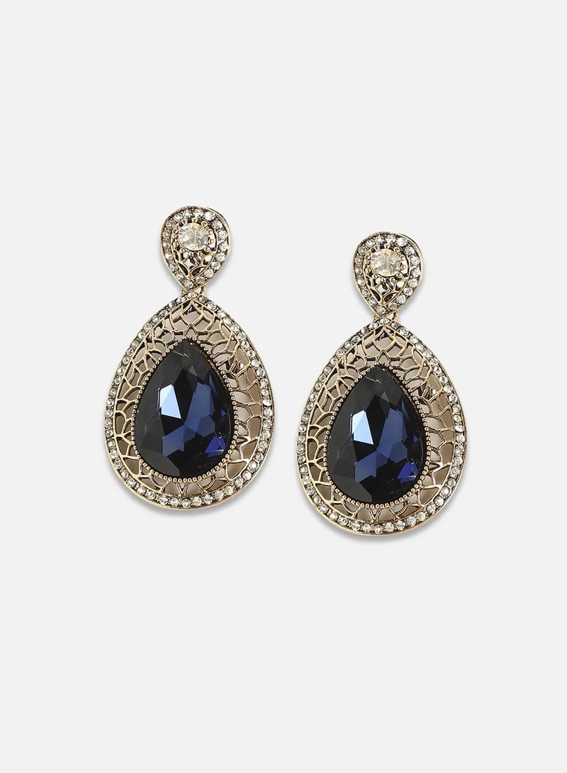 SOHI Intricate TearArtificial drop Earring Jewellery