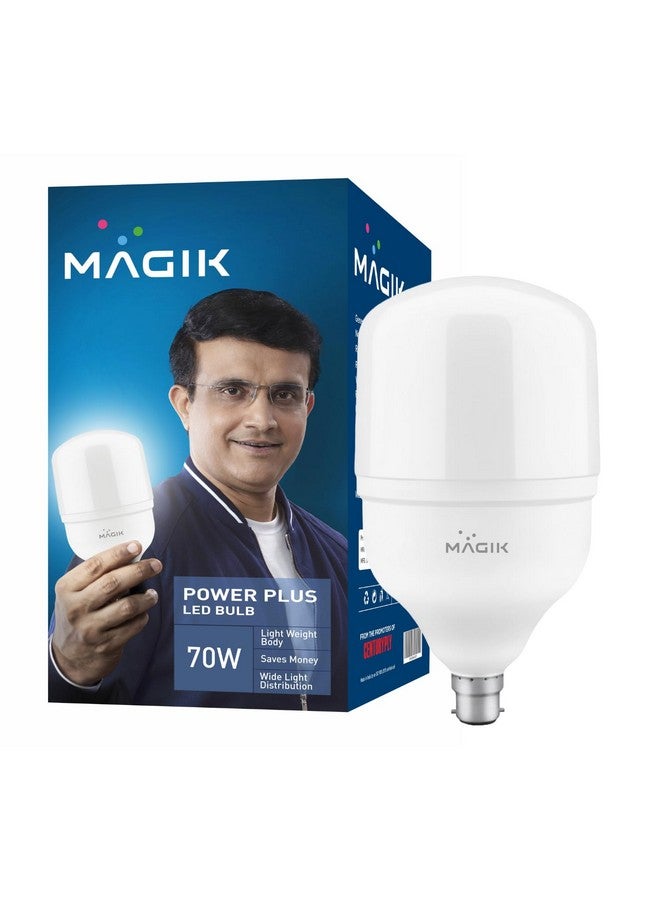 MAGIK Power Plus 70W LED Bulb | Cool White (6500K) | High Brightness | B22 Base | Energy Efficient | Long Life | Pack of 1 - Image 1