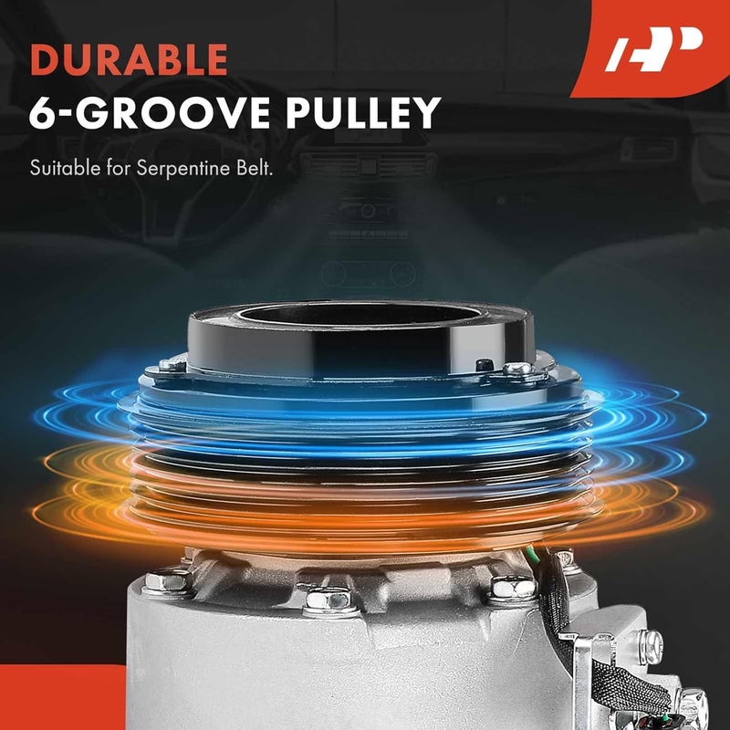 A-Premium ضاغط مكيف A-Premium مع قابض لسيارات شيفروليه وكاديلاك - Image 4