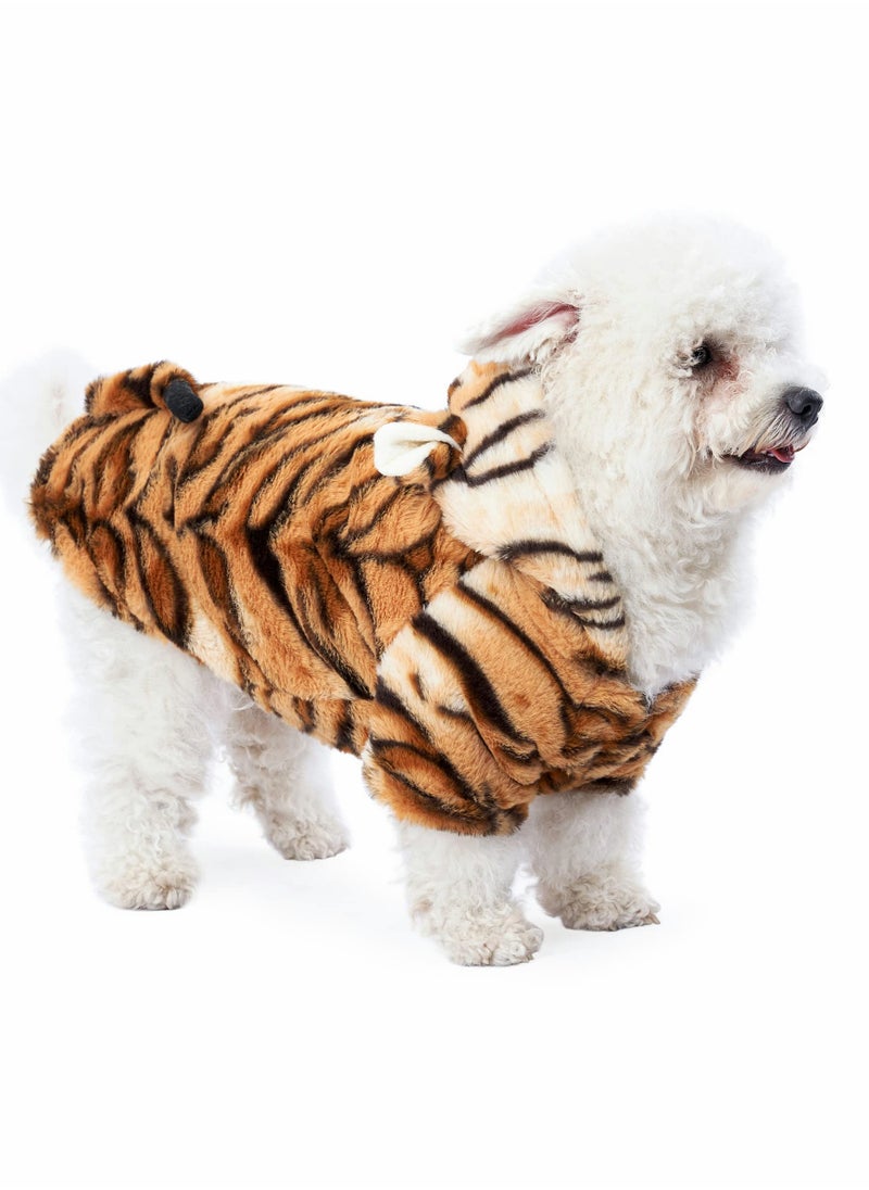 Funny Dog Tiger Costumes, Pet Cosplay Dress, Small Pet Cat Tiger Costume, Animal Fleece Hoodie Warm Outfits Clothes - pzsku/ZB1B15169F4E8047FBFB2Z/45/_/1722836679/142d6639-0e82-4517-bf46-142e07713a17