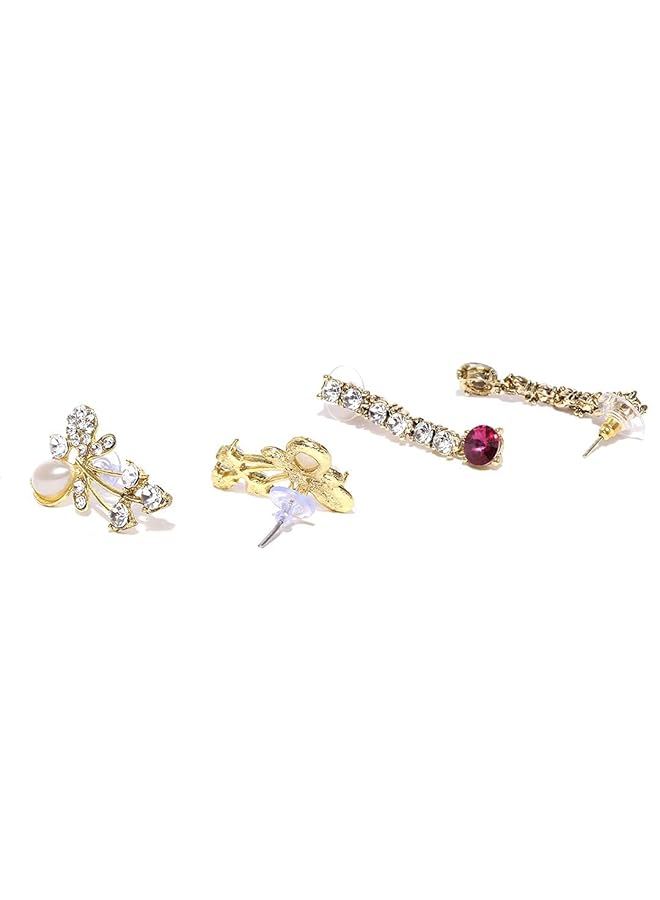 erorex Jewelery Set For Women Golden Zpfk6505 - Image 5