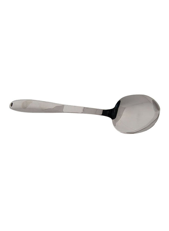 NIBEMINENT Elegant Stainless Steel Spoon Silver 42cm - Image 1