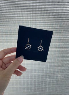 Stainless Steel 18K Gold Plated Colorfast Round Drop Earrings