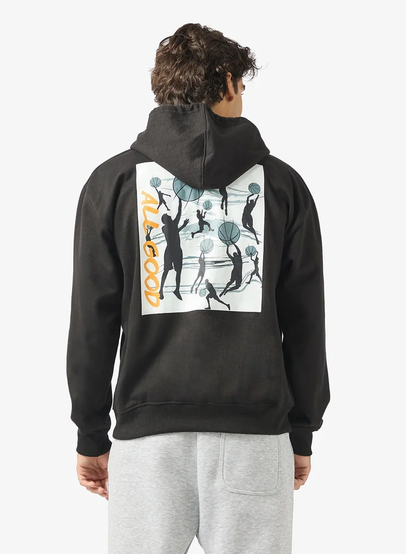 Seventy Five Graphic Print Hoodie