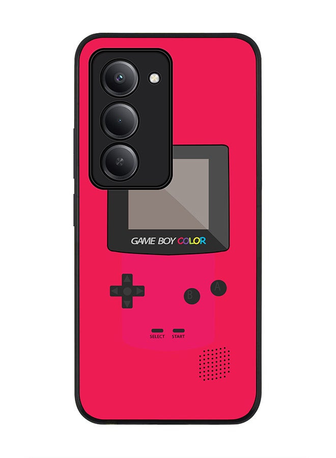 Stylizedd For Xiaomi Redmi 15 5G Case,Slim fit Camera Protection, Shockproof Thin Phone cover  - Gameboy Color - Pink - Image 1
