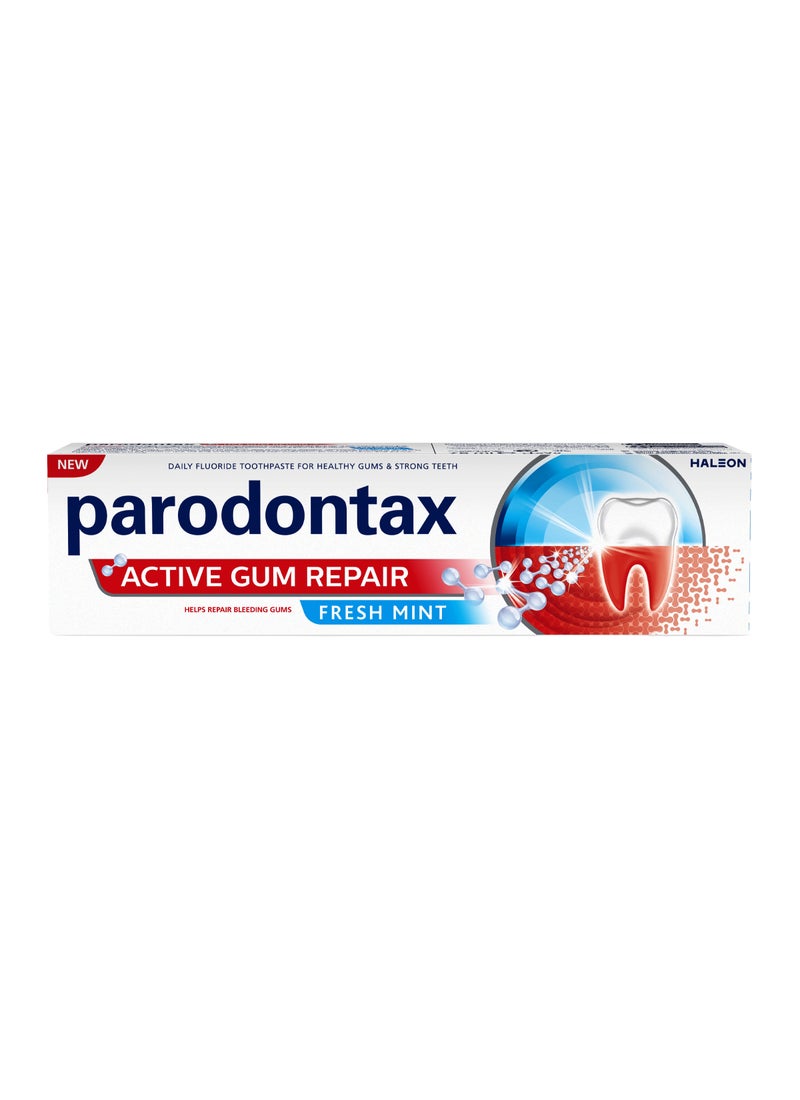 Parodontax Active Gum Repair Fresh Mint Toothpaste 75ml - Image 1