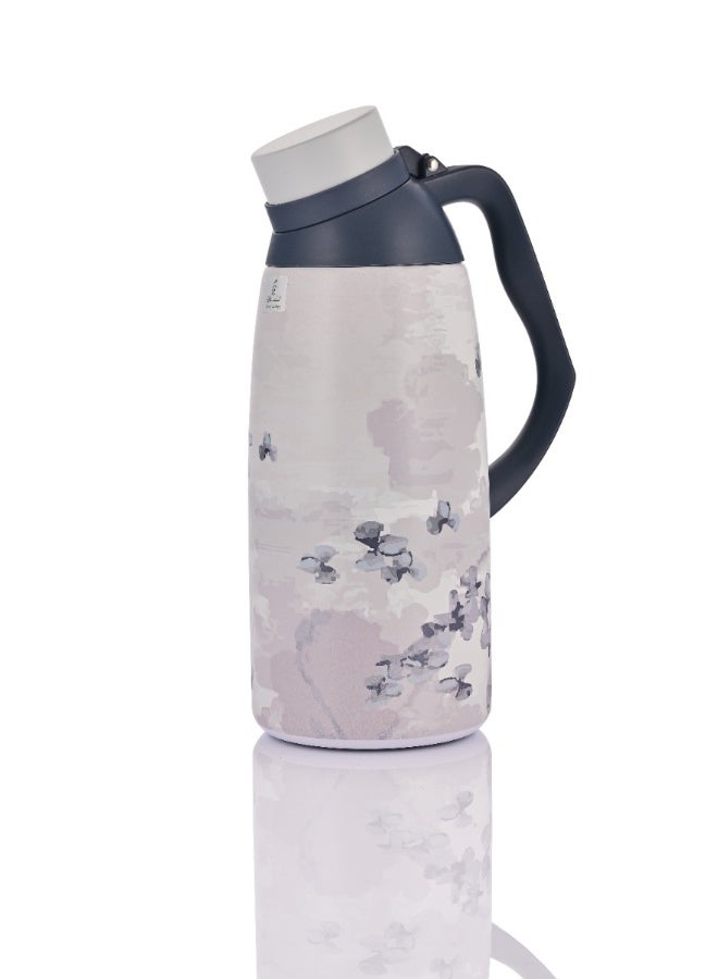 Alsaif Gallery Timeless Rania Thermos, 2.5 litres, steel inner case, steel outer case - turquoise