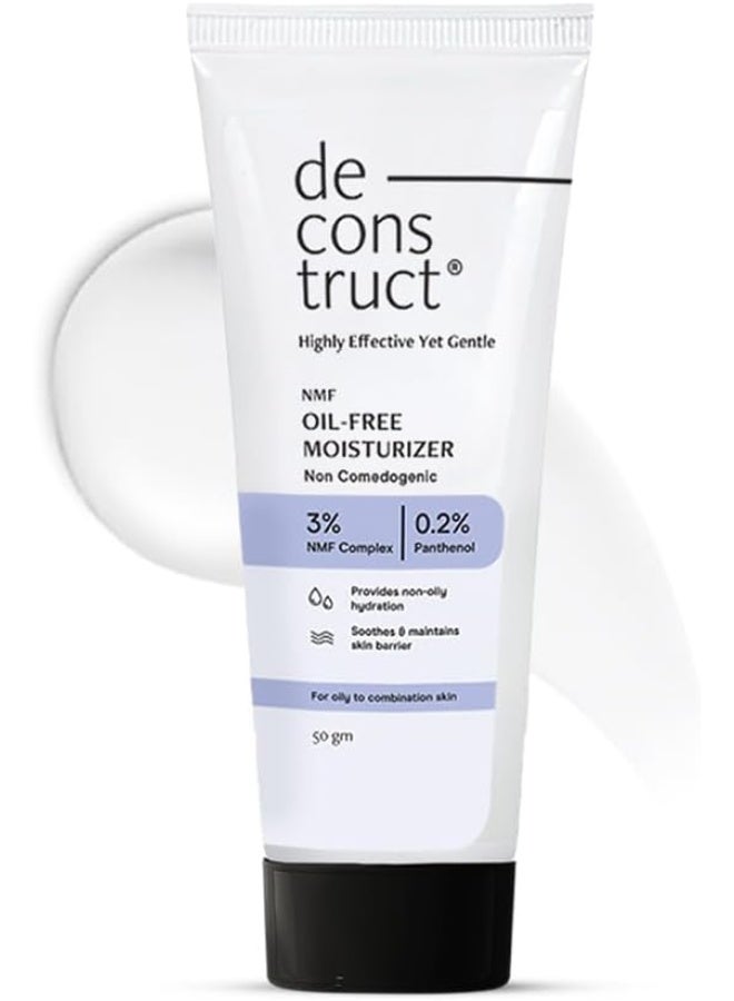 ديكونستركت مرطب الوجه المرطب من ديكونستركت NMF | مركب NMF بنسبة 3% | مرطب جل خفيف الوزن خالٍ من الزيوت وغير كوميدوغينيك | للبشرة الدهنية والمختلطة | 50 جم - Image 1