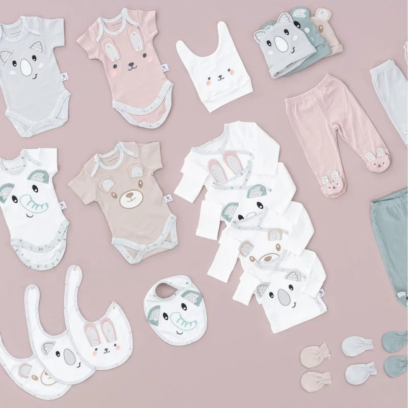 Gezenbebe Hero Baby Hospital Discharge Set 6 Piece Teddy (Organic)