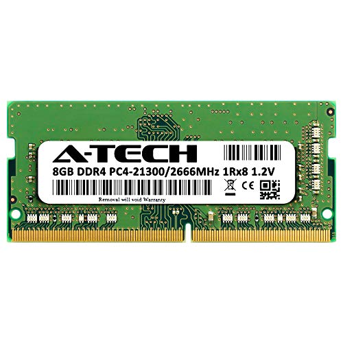 A-Tech 8GB RAM Replacement for Hynix HMA81GS6JJR8N-VK | DDR4 2666MHz PC4-21300 1Rx8 1.2V SODIMM 260-Pin Memory Module - Image 2