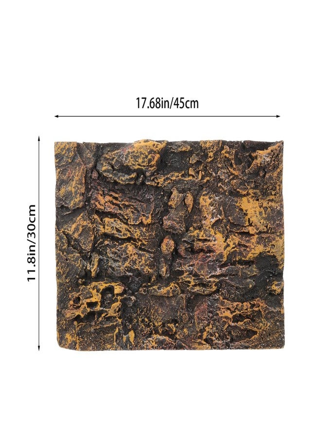INOOMP Cork Terrarium Background Natural Cork Bark Backdrop Reptile Background 17”x11” Climbing Wall Terrarium Accessories for Lizards Turtles Chameleon - Image 5