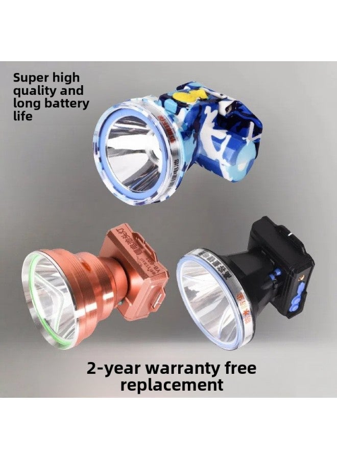 Headlamp Super Bright Waterproof Flashlight Outdoor Home Lighting LED Rechargeable Quality Strong Light Flashlight Wholesale-Product Specifications:Yb-603 (waterproof And Explosion-proof Lithium Battery Headlight) Quality Model  - Image 2