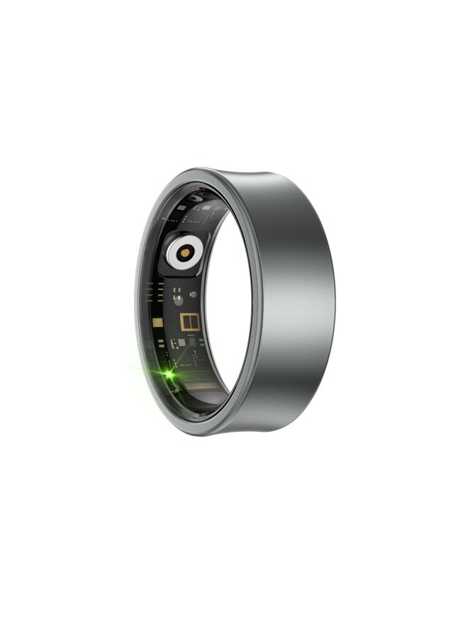 Generic BJ01 Smart Ring Heart Rate Sleep Exercise Monitoring IP68 Waterproof LuckRing Ring-Color:Black No. 11 (inner Diameter 20.85mm)  - Image 3